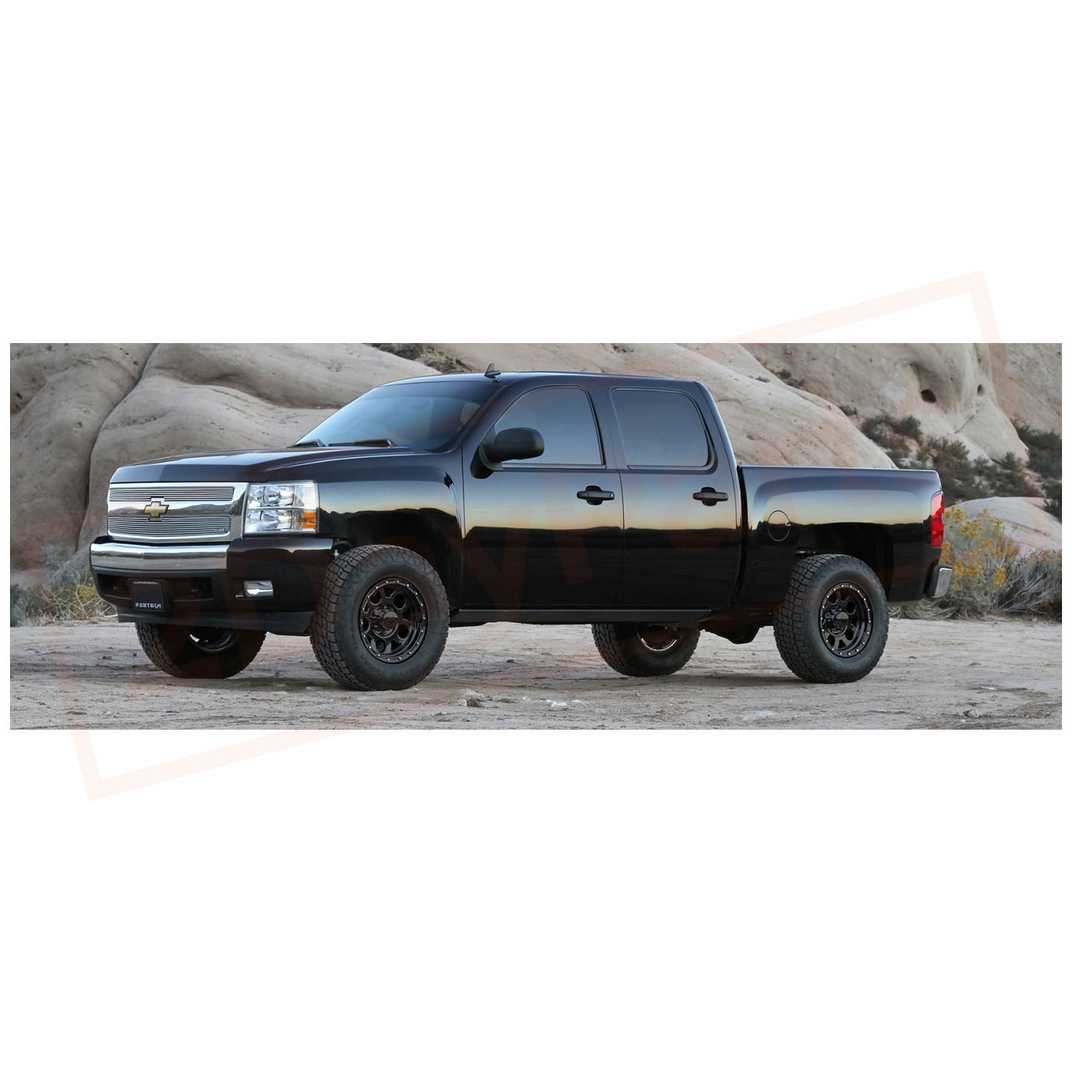 Image 1 FABTECH 4" Budget Sys w/ Ball Joint UCA & Rear Shocks for GM K1500 2WD/4WD 14-17 part in Lift Kits & Parts category