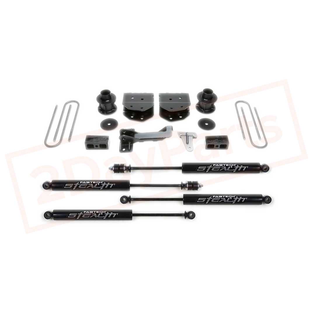 Image FABTECH 4" Budget System w/ Rear Stealth Shocks for Ford F250 4WD 2005-07 part in Lift Kits & Parts category