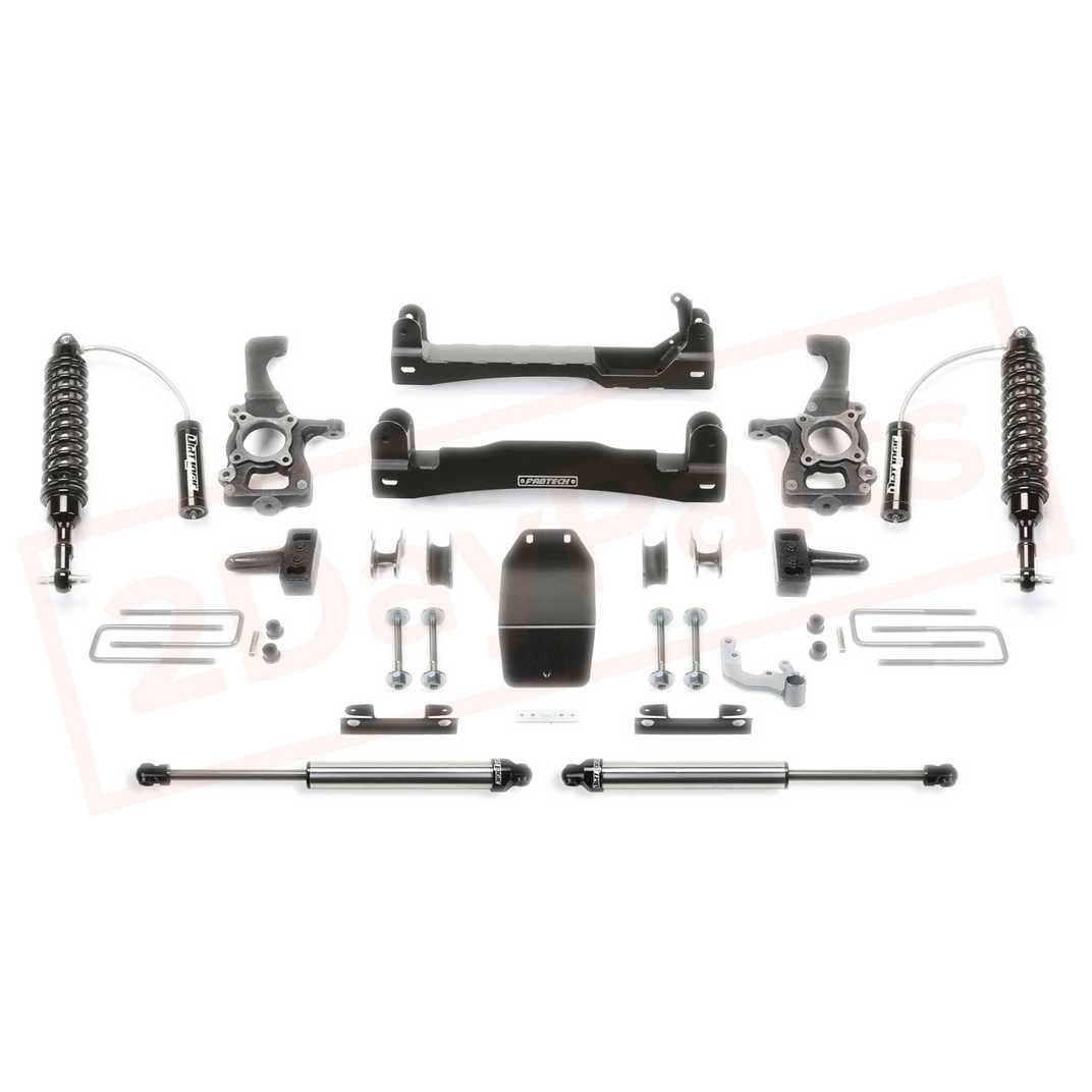 Image FABTECH 4" Perform Sys w/Front Coilovers & Rear Shocks for Ford F150 4WD 15-17 part in Lift Kits & Parts category
