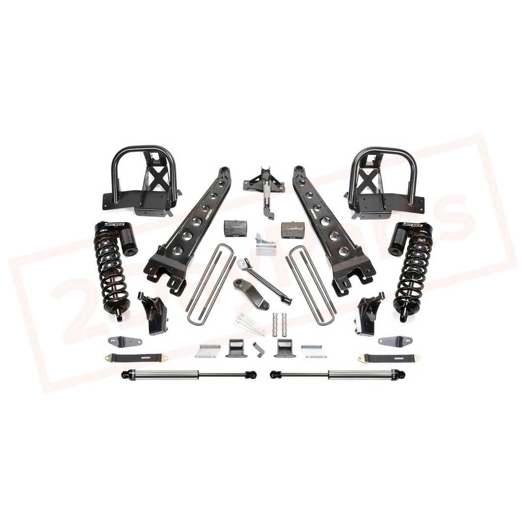 Image FABTECH 4" Radius Arm Sys w/ 4.0 Coilovers & Rear Shocks for Ford F250 4WD 11-16 part in Lift Kits & Parts category