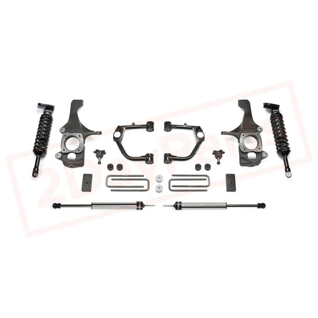 Image FABTECH 4" Sys w/ Ball Joint UCA & Shocks for Toyota Tundra 2WD/4WD 16-21  part in Lift Kits & Parts category