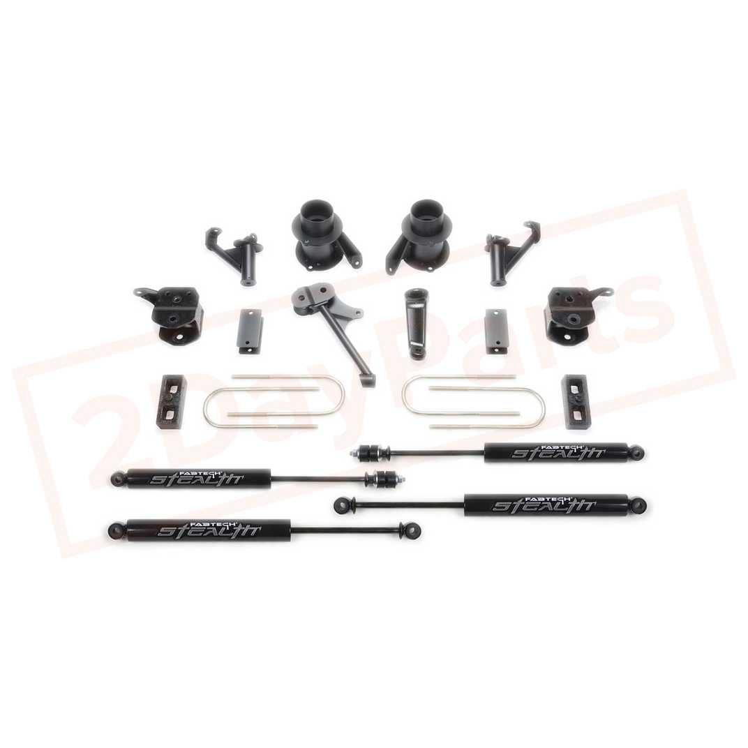 Image FABTECH 5" Basic Syst w/ Coil Spacers & Stealth Shocks for 13-17 Ram 3500 4WD part in Lift Kits & Parts category