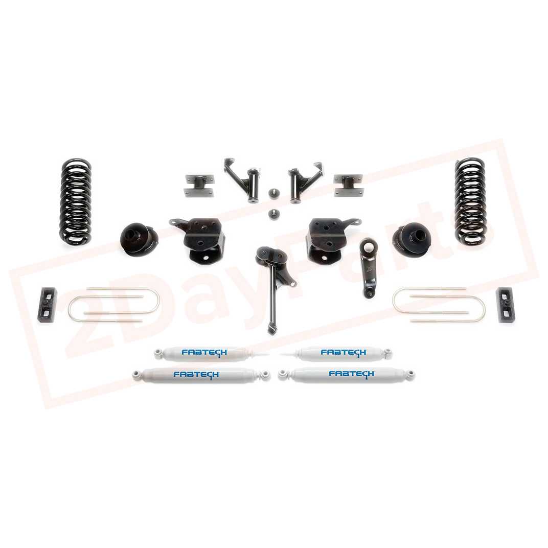 Image FABTECH 5" Basic Syst w/Coil Springs & Shocks for 13-17 Ram 3500 4WD part in Lift Kits & Parts category