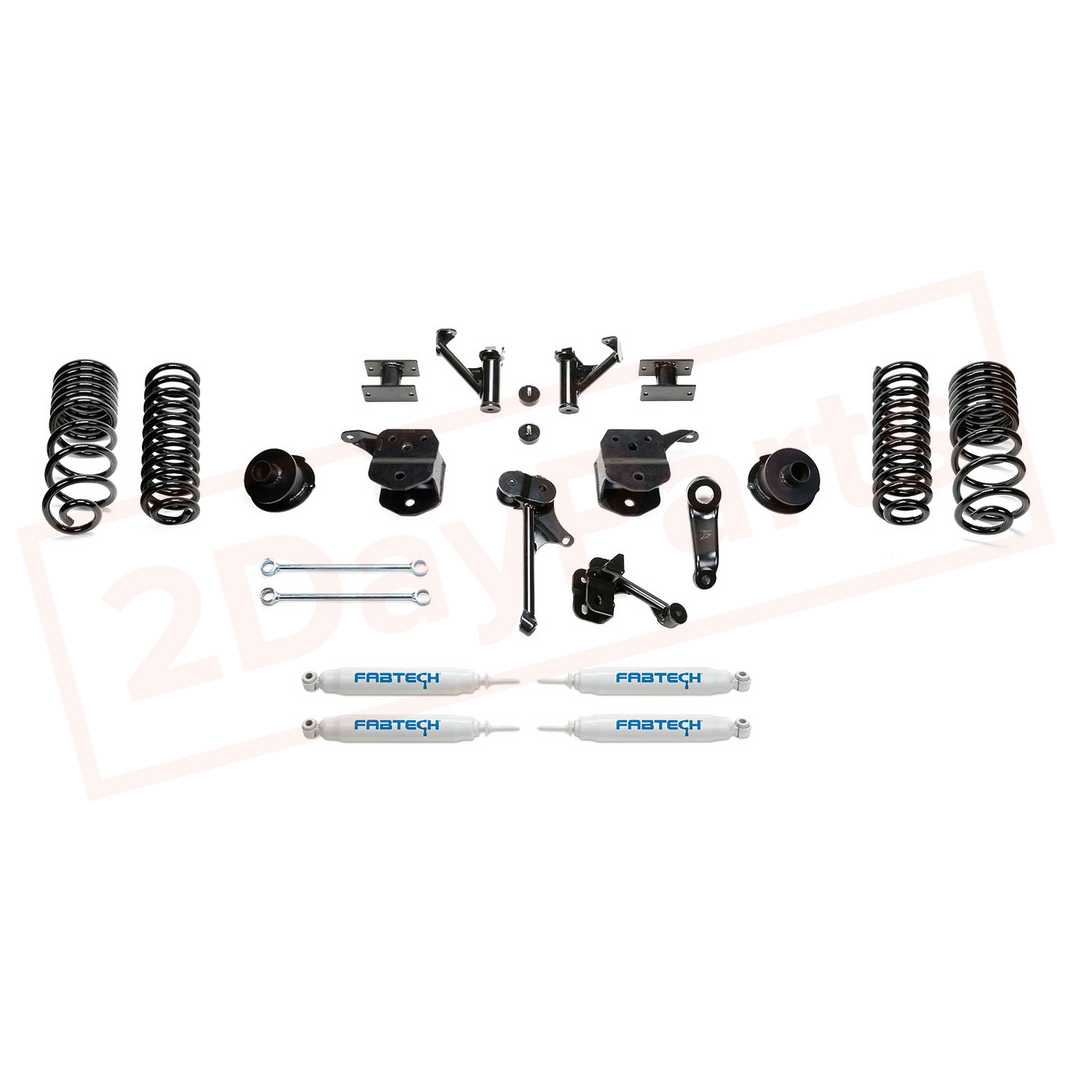 Image FABTECH 5" Basic Syst w/Coil Springs & Shocks for 14-17 Ram 2500 4WD part in Lift Kits & Parts category