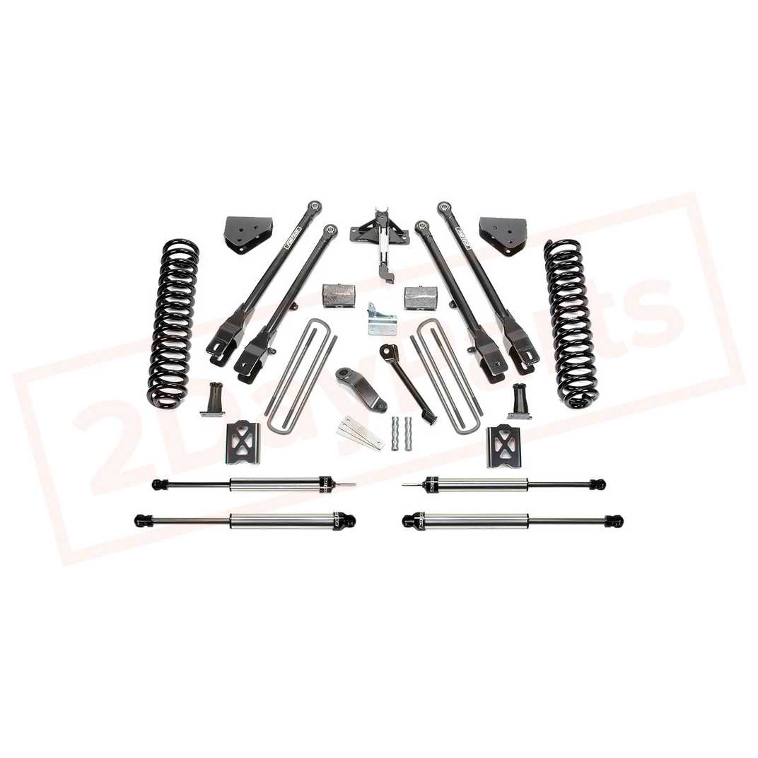 Image FABTECH 6" 4 Link System w/ Dirt Logic SS Shocks for Ford F350 4WD 2005-07 part in Lift Kits & Parts category