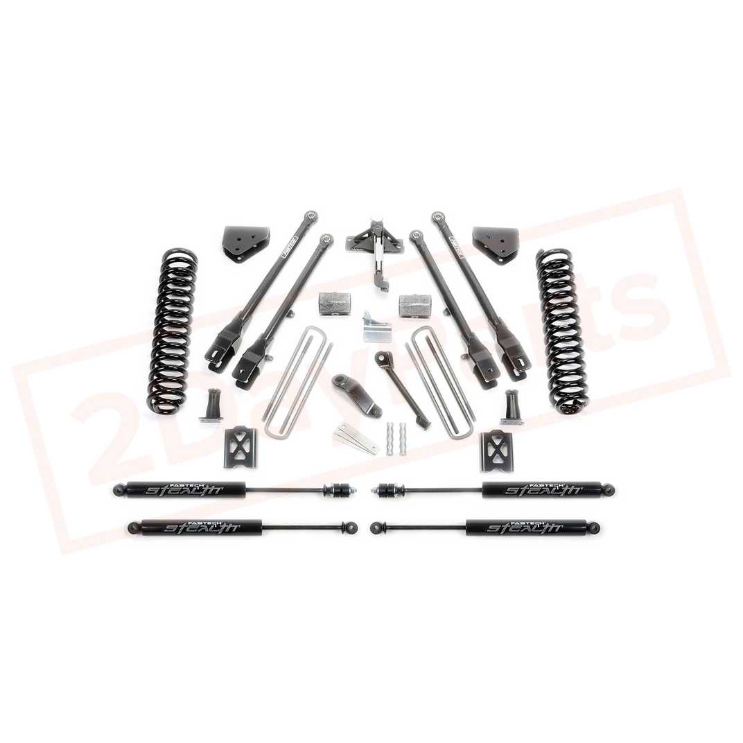 Image FABTECH 6" 4 Link System w/ Stealth Shocks for Ford F350 4WD 2005-07 part in Lift Kits & Parts category