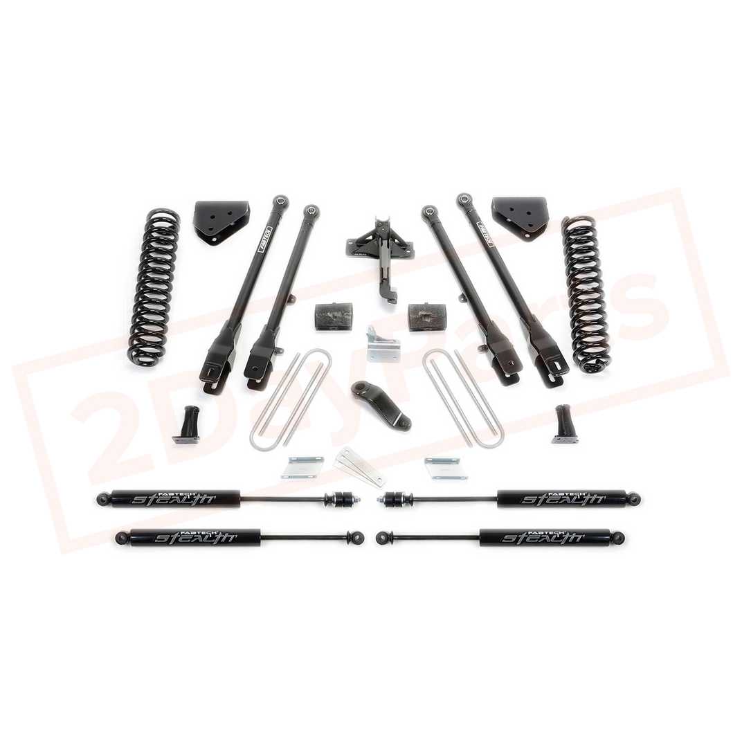 Image FABTECH 6" 4 Link System w/ Stealth Shocks for Ford F350 4WD 2008-16 part in Lift Kits & Parts category