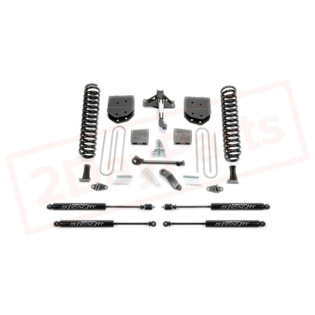Image FABTECH 6" Basic Sys w/ Stealth Shocks for Ford F550 4WD 11-13 part in Lift Kits & Parts category