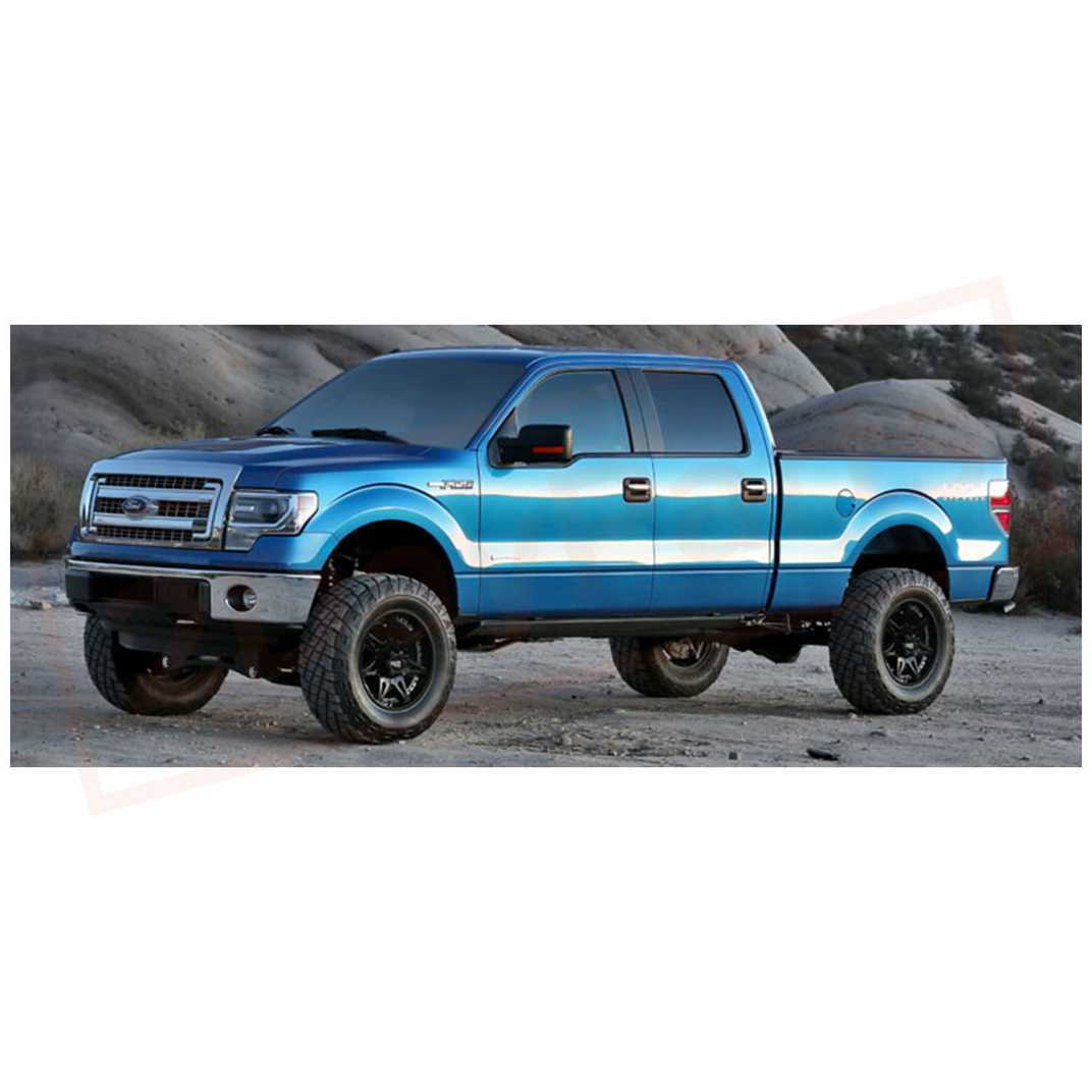 Image 1 FABTECH 6" Basic Syst w/ Front Coilover & Rear Shocks for Ford F150 4WD 14 part in Shocks & Struts category