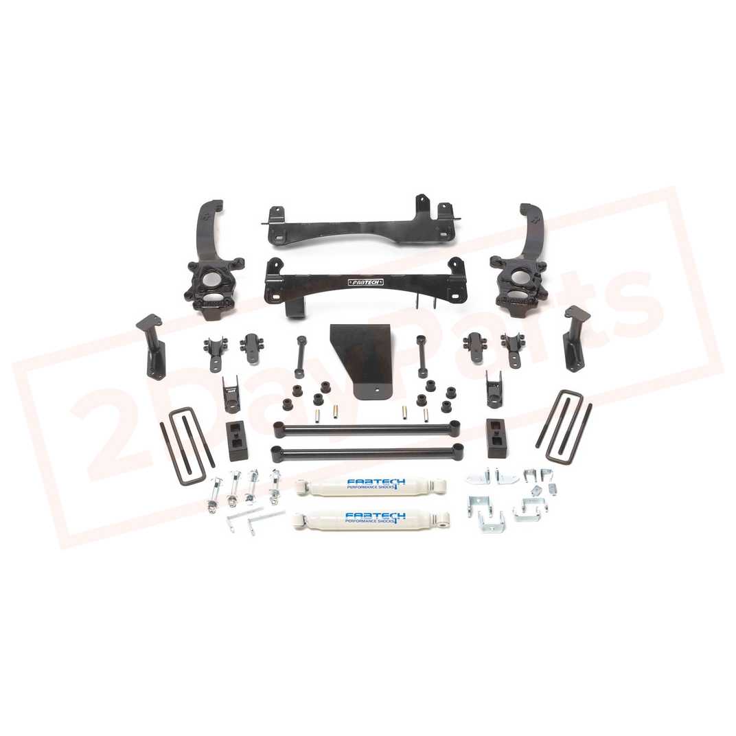 Image FABTECH 6" Basic Syst w/ Rear Shocks for Nissan Frontier 2WD/4WD 06-15 part in Shocks & Struts category