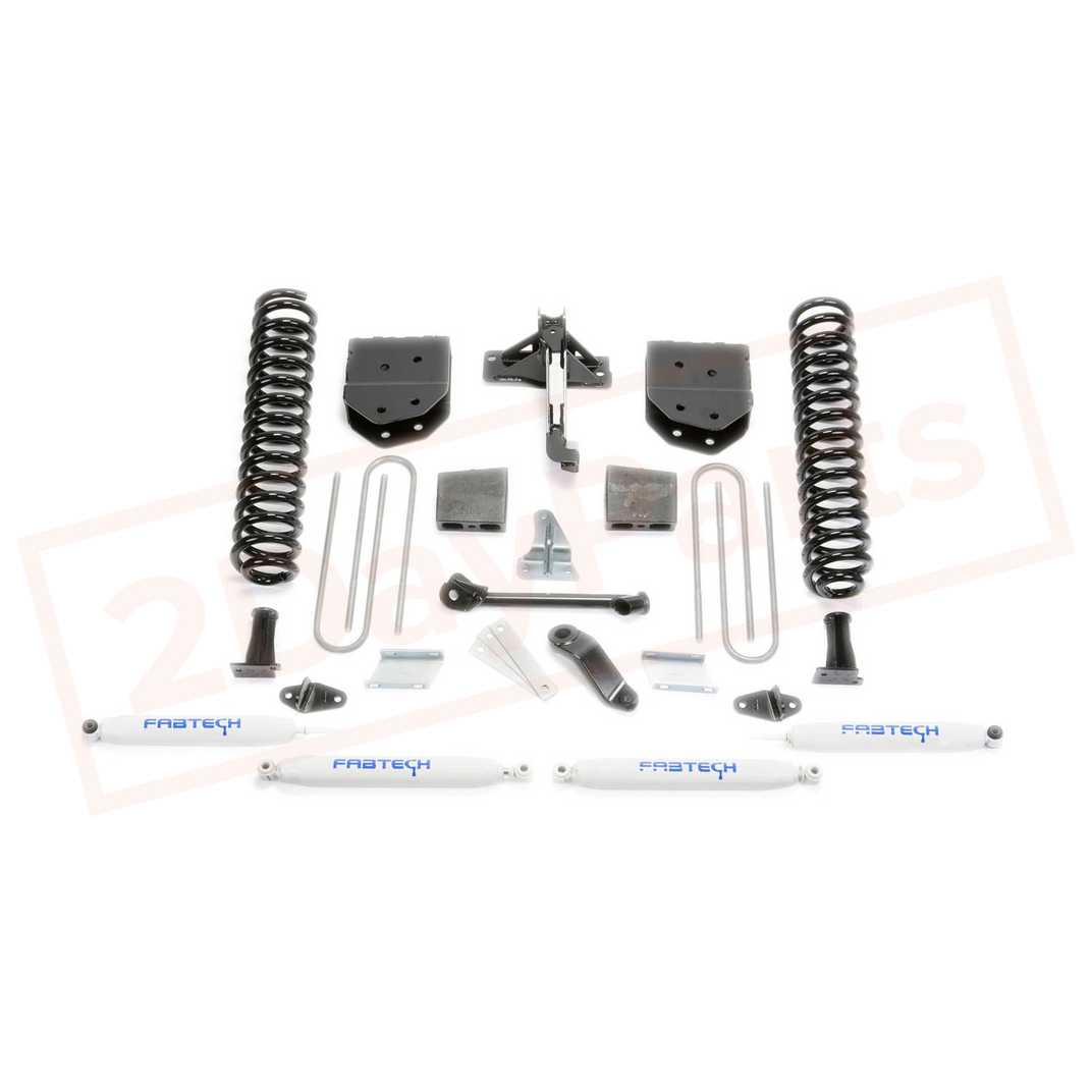 Image FABTECH 6" Basic Syst w/ Shocks for Ford F450 4WD (10 Lug Chassis Cab) 11-13 part in Lift Kits & Parts category