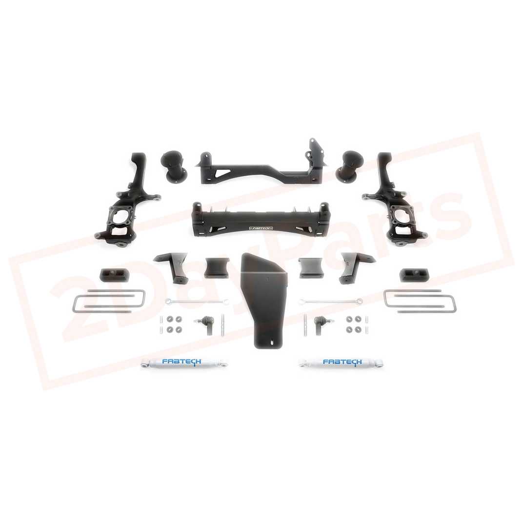 Image FABTECH 6" Basic System w/ Rear Shocks for Nissan Titan XD 4WD 2016 part in Lift Kits & Parts category