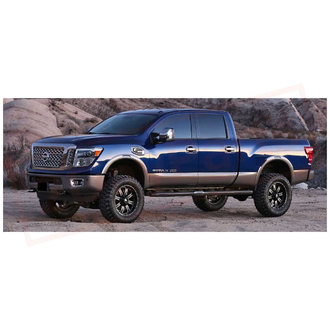 Image 1 FABTECH 6" Basic System w/ Rear Stealth Shocks for Nissan Titan XD 4WD 2016 part in Lift Kits & Parts category