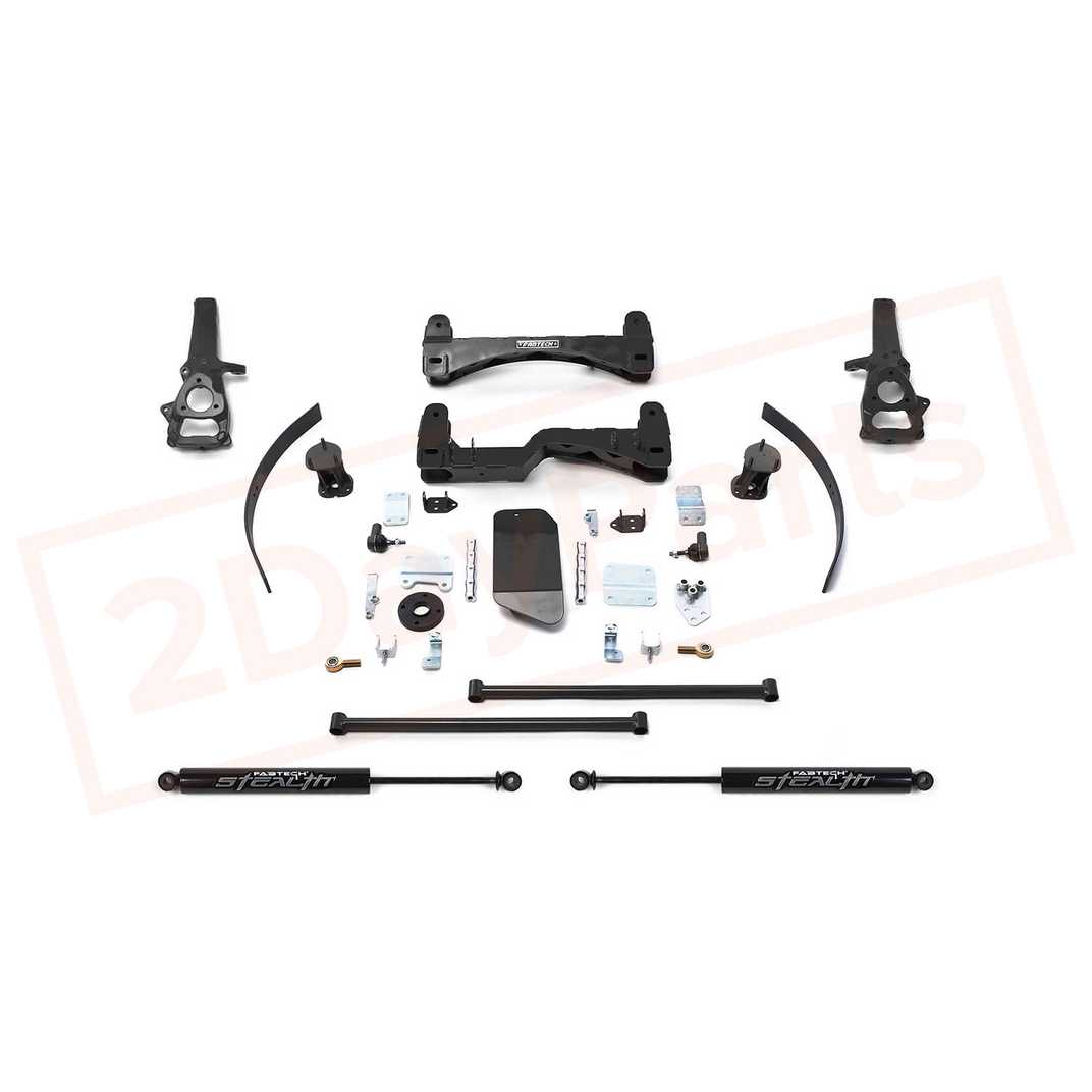 Image FABTECH 6" Basic System w/ Stealth Shocks for Dodge Ram 1500 4WD 2006-08 part in Lift Kits & Parts category