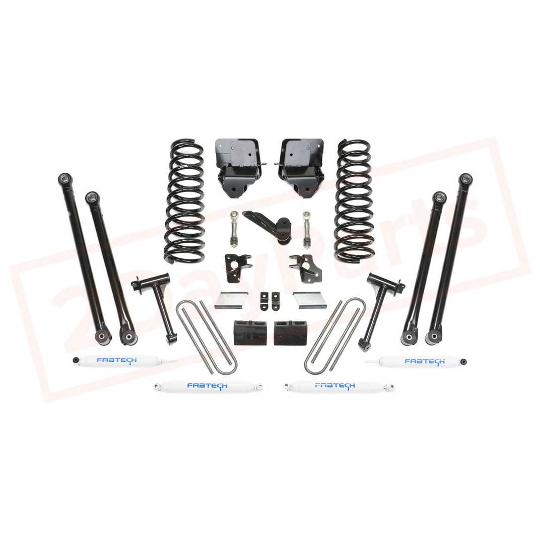 Image FABTECH 6" Long Arm Syst w/ Shocks for Dodge 3500 4WD 6.7L Diesel 07-08 part in Lift Kits & Parts category