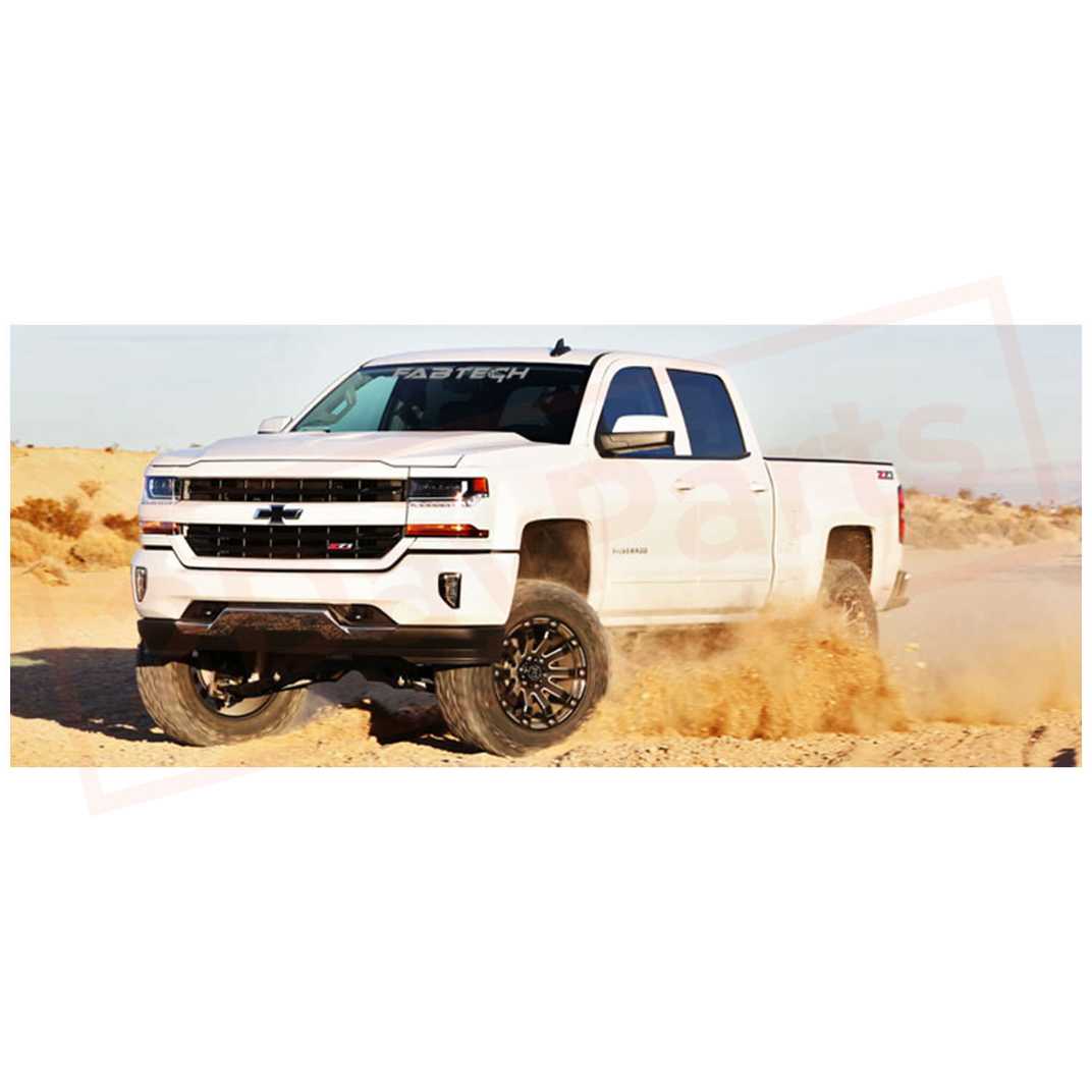 Image 2 FABTECH 6" Perf Sys w/ Front Coilovers & Rear Shocks for 14-17 GM K1500 2WD/4WD part in Lift Kits & Parts category