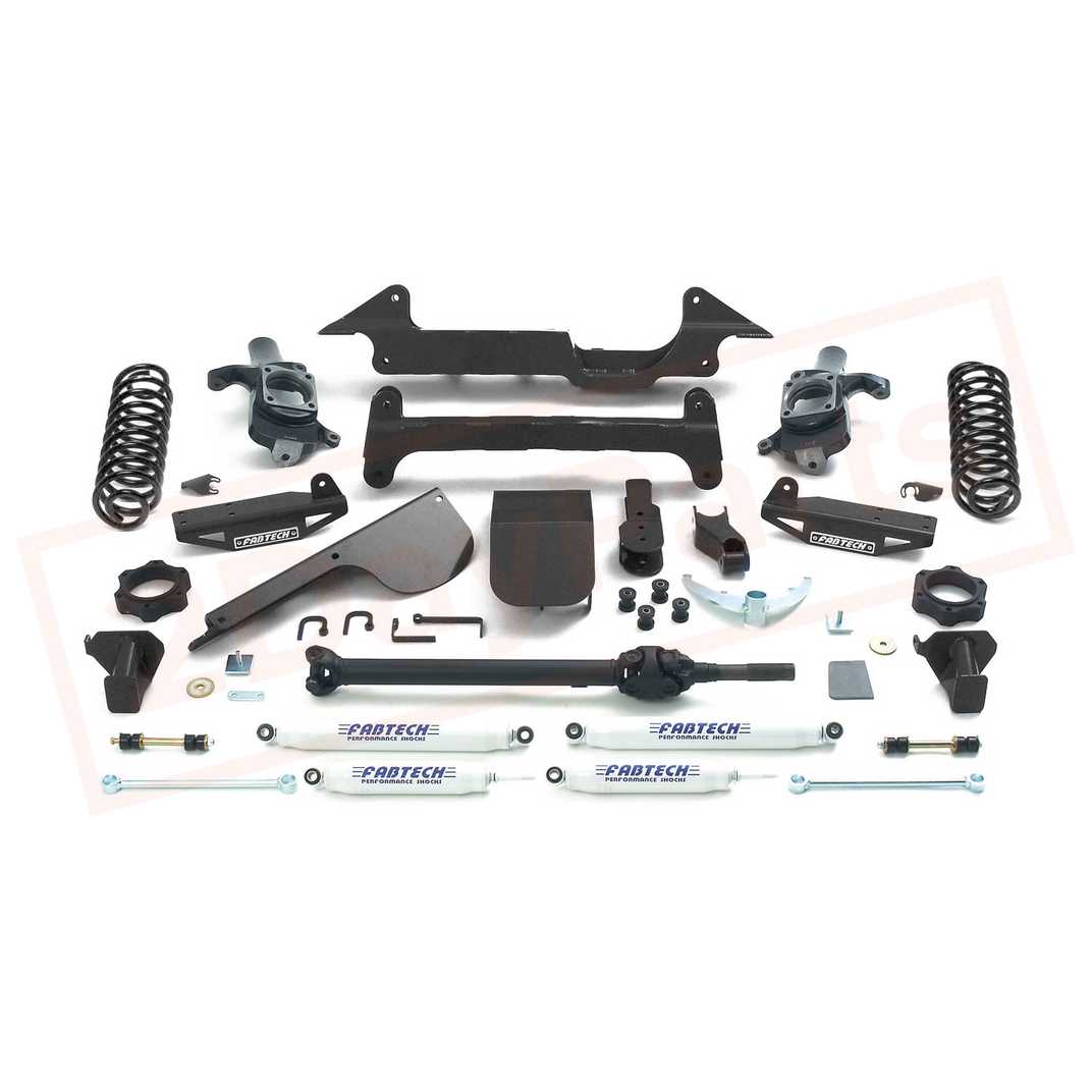 Image FABTECH 6" Perf Sys w/ Shocks w/ Coil Springs for 03-08 Hummer H2 SUV/SUT 4WD part in Lift Kits & Parts category