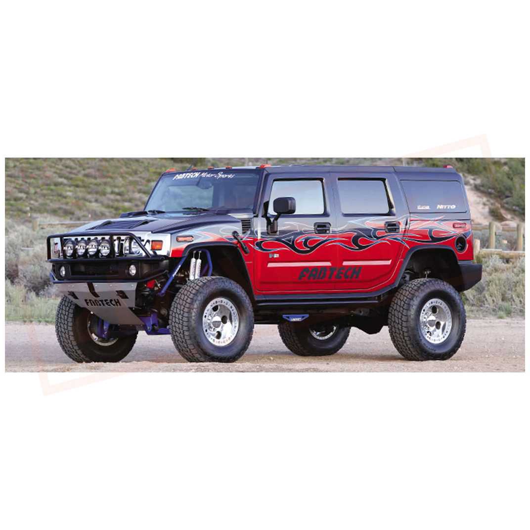 Image 1 FABTECH 6" Perf Sys w/ Shocks w/ Coil Springs for 03-08 Hummer H2 SUV/SUT 4WD part in Lift Kits & Parts category