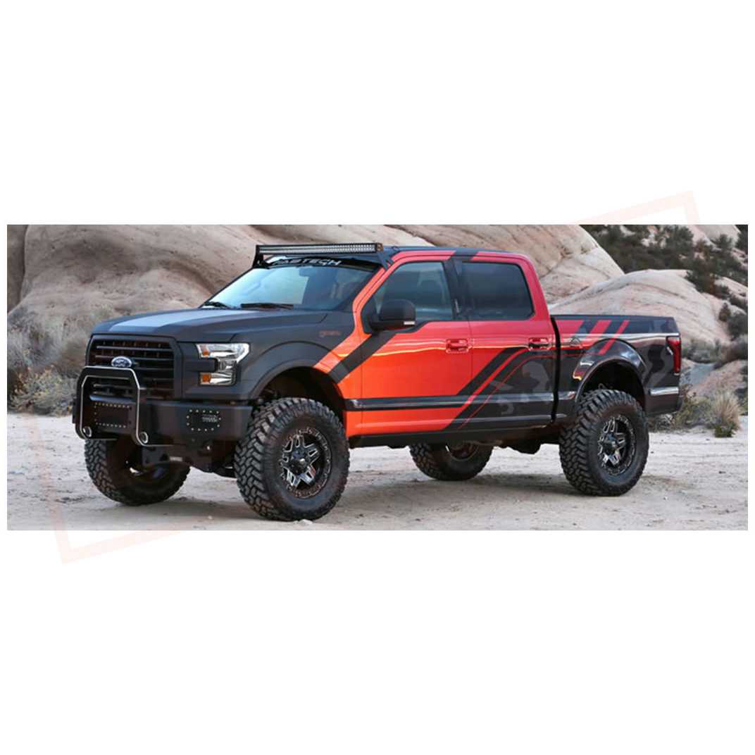 Image 1 FABTECH 6" Perform Sys w/ Front Coilover & Rear Shocks for Ford F150 4WD 15-17 part in Shocks & Struts category