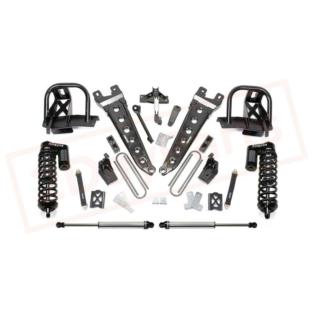 Image FABTECH 6" Radius Arm Sys w/ SS Coilovers & Rear Shocks for Ford F350 4WD 05-07 part in Lift Kits & Parts category