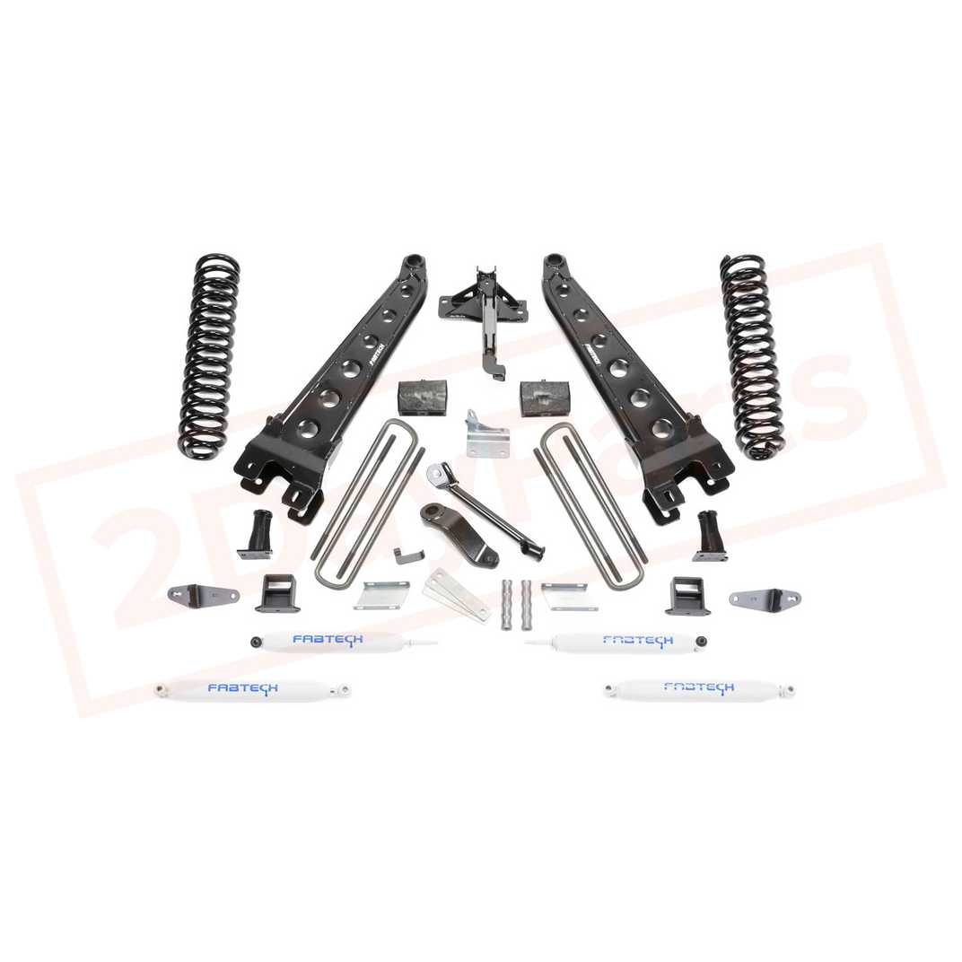 Image FABTECH 6" Radius Arm System w/ Shocks for Ford F450 4WD 2008-10 part in Lift Kits & Parts category