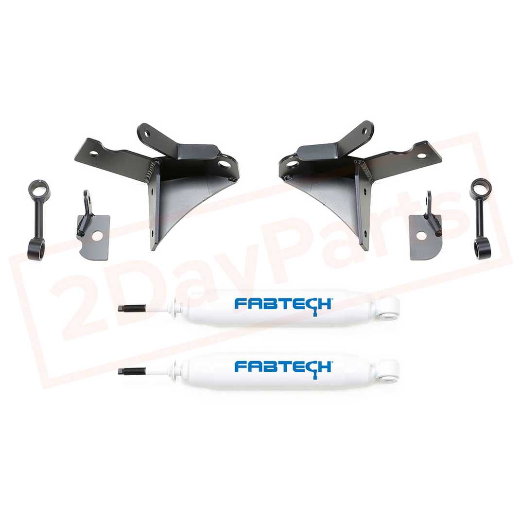 Image FABTECH 7" Dual Shock Kit w/Shocks for 2014-17 Ram 2500 4WD part in Lift Kits & Parts category