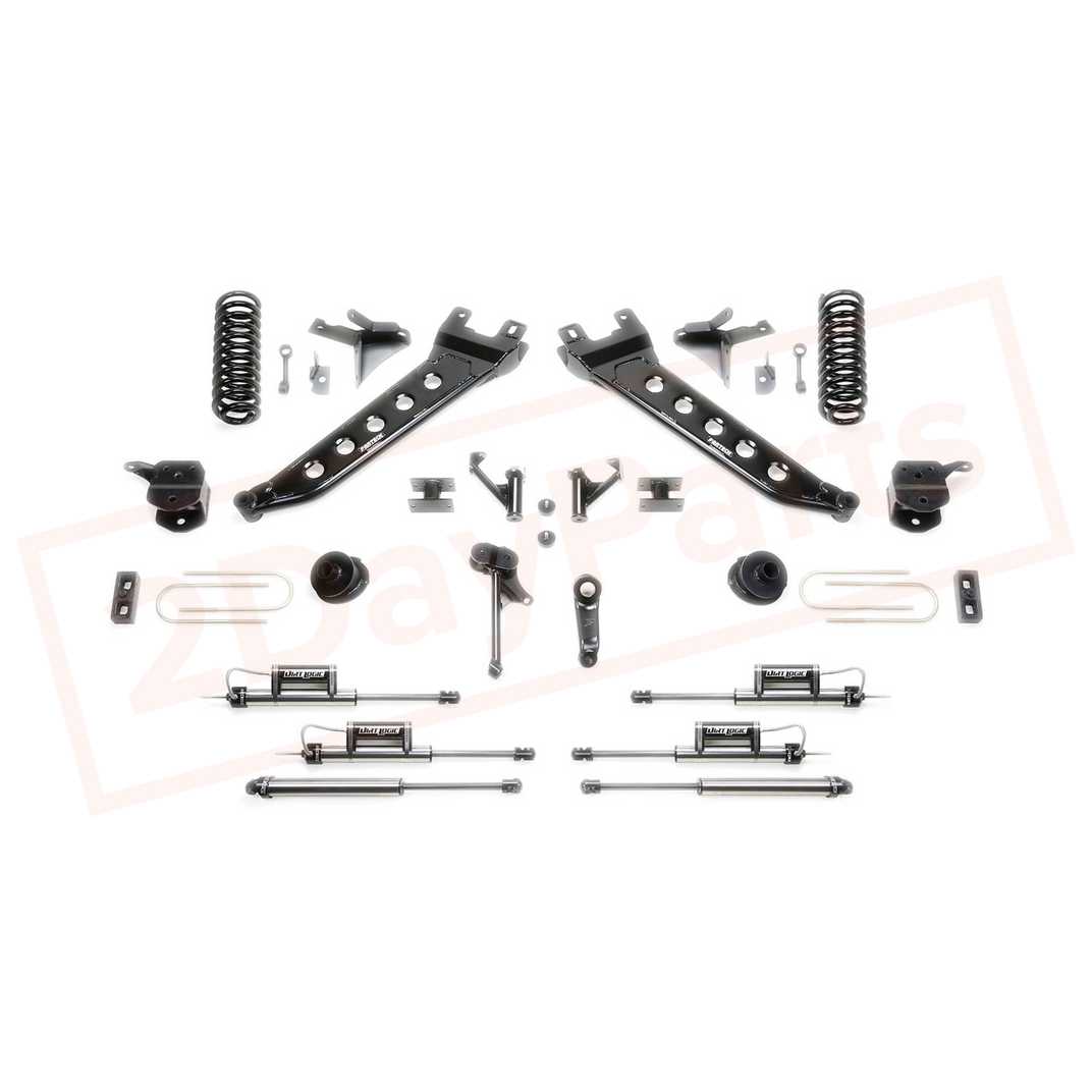 Image FABTECH 7" Radius Arm Sys w/Coil Springs& Front&Rear Shocks for 2013-17 Ram 3500 part in Lift Kits & Parts category