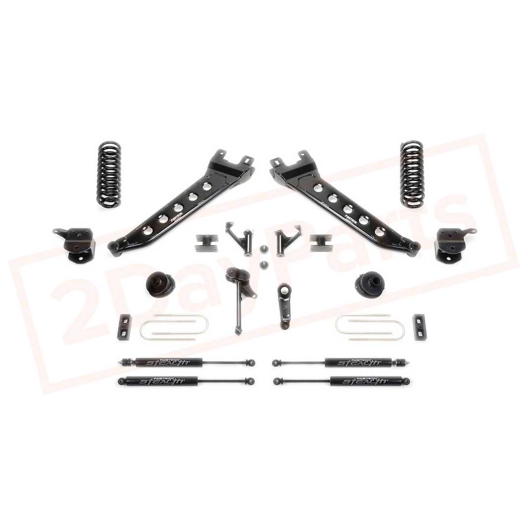 Image FABTECH 7" Radius Arm Sys w/Coil Springs & Stealth Shocks for 13-17 Ram 3500 4WD part in Lift Kits & Parts category