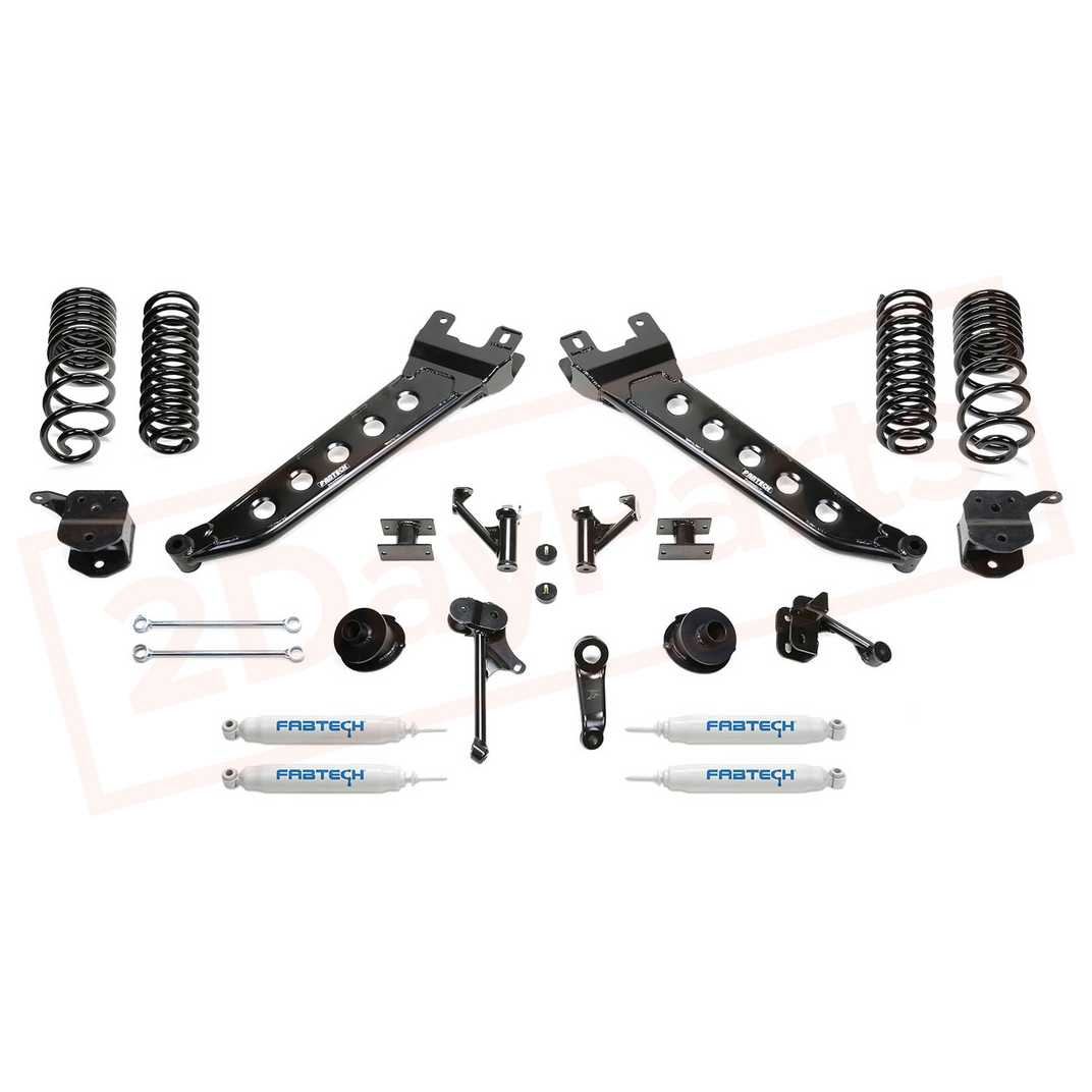 Image FABTECH 7" Radius Arm Syst w/Coil Springs & Shocks for 14-17 Ram 2500 4WD part in Lift Kits & Parts category