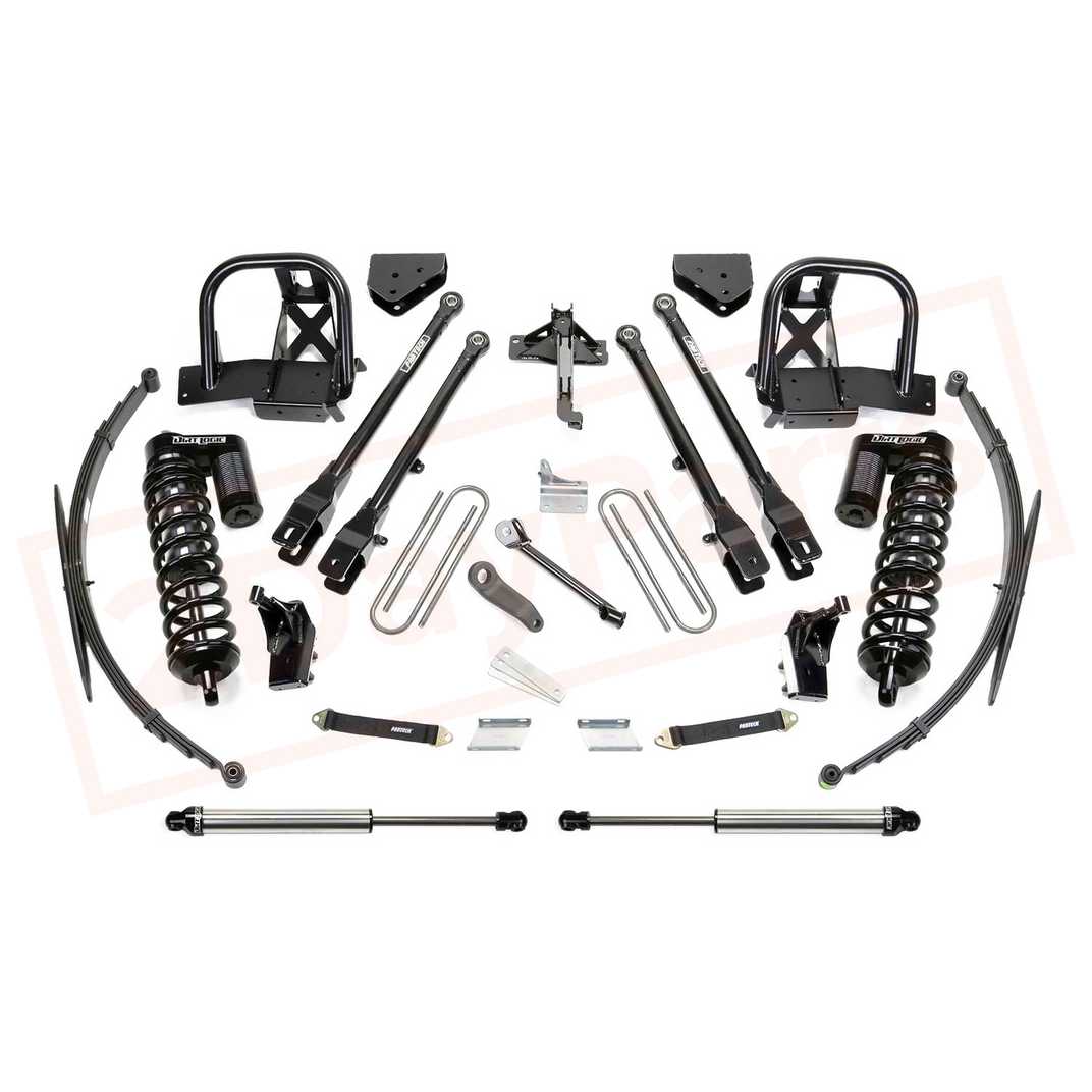Image FABTECH 8" 4 Link Sys w/ SS 4.0 Coilovers & Rear Shocks for Ford F250 4WD 08-10 part in Lift Kits & Parts category