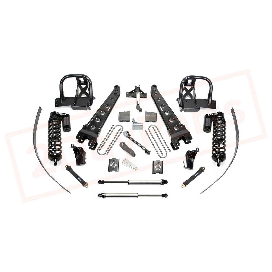 Image FABTECH 8" Radius Arm Sys w/ SS Coilovers & Rear Shocks for Ford F350 4WD 05-07 part in Lift Kits & Parts category