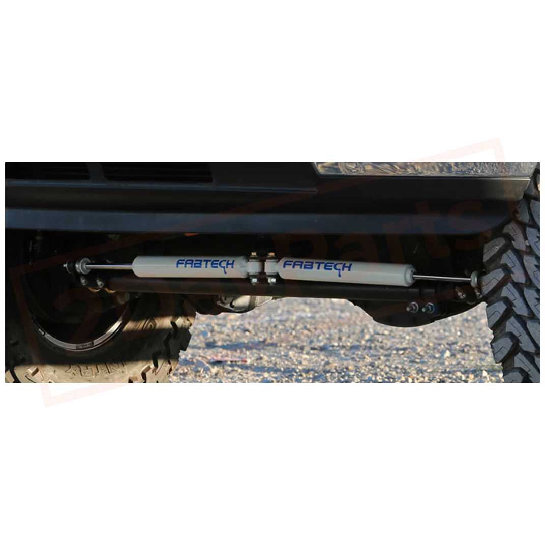 Image 1 FABTECH Dual Steering Stabilizer Syst w/Shocks for 14-17 Ram 2500 part in Tie Rod Linkages category