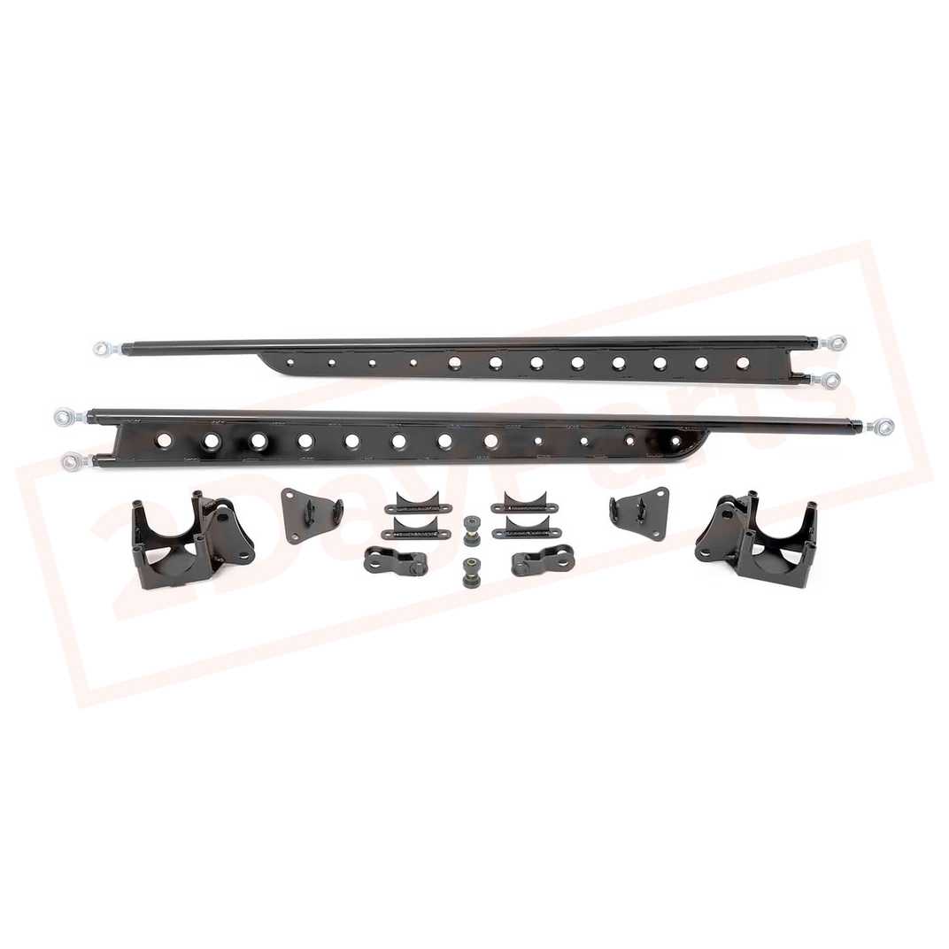 Image FABTECH Floating Rear Traction Bar System for Ford F250 4WD 1999-10 part in Control Arms & Parts category