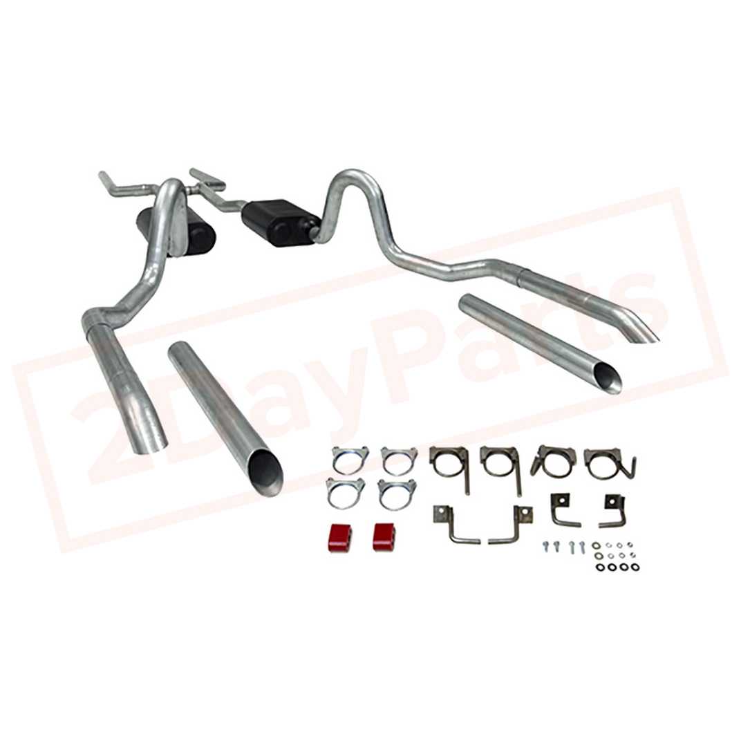 Image FlowMaster Exhaust System Kit for 1964-1972 Pontiac GTO part in Exhaust Systems category