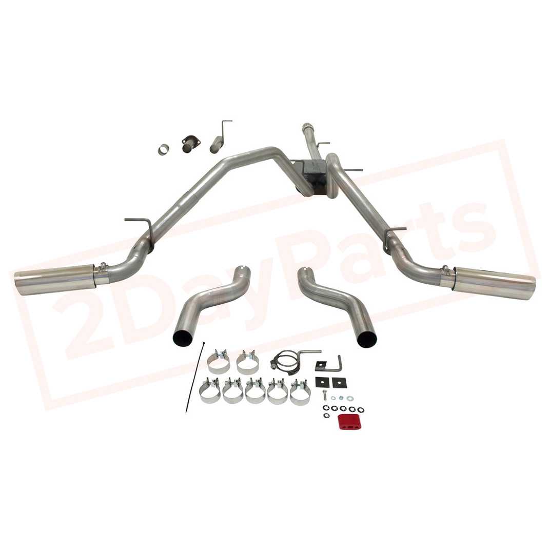Image 1 FlowMaster Exhaust System Kit for 2007-2013 GMC Sierra 1500 part in Exhaust Systems category