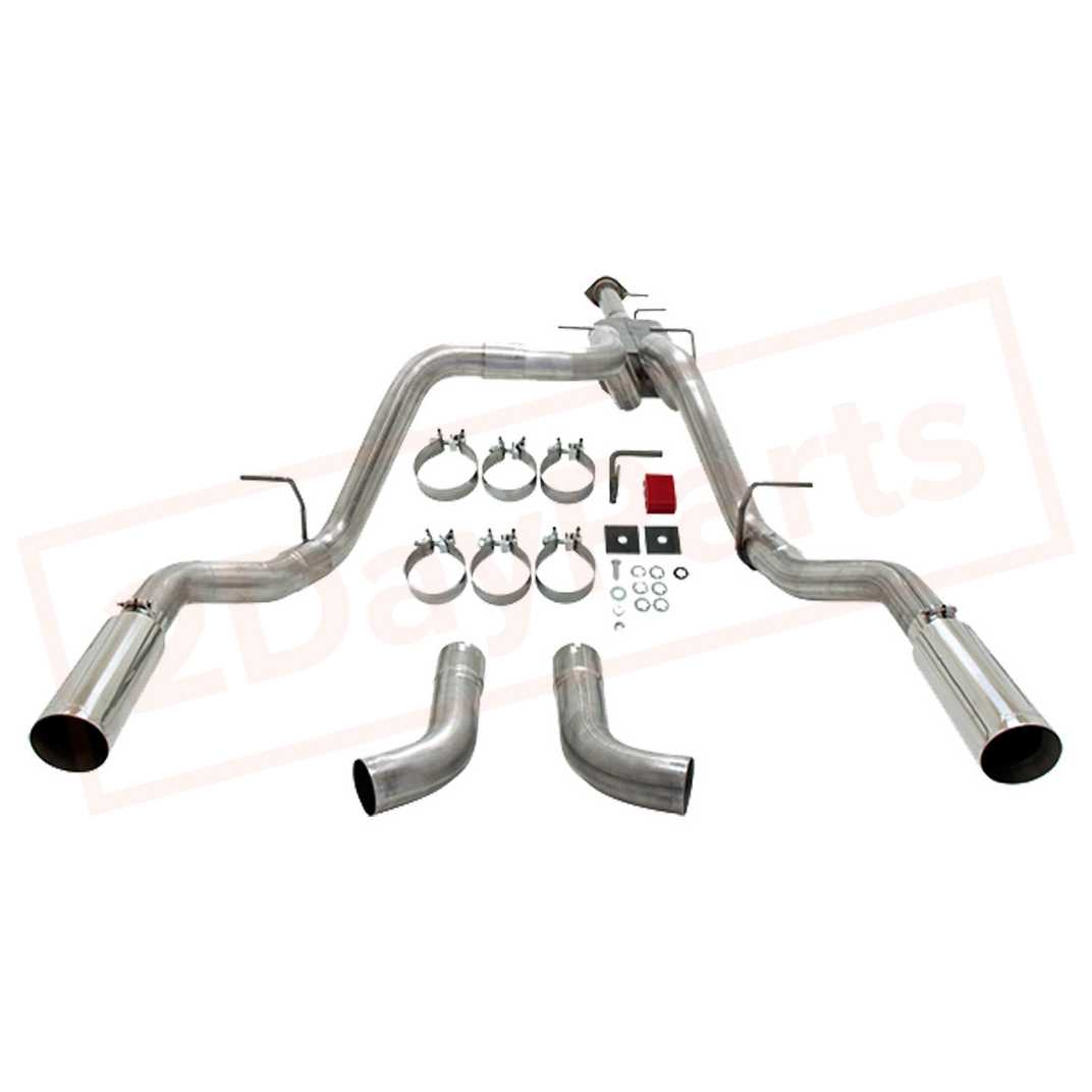 Image 1 FlowMaster Exhaust System Kit for 2011-2019 GMC Sierra 2500 HD part in Exhaust Systems category