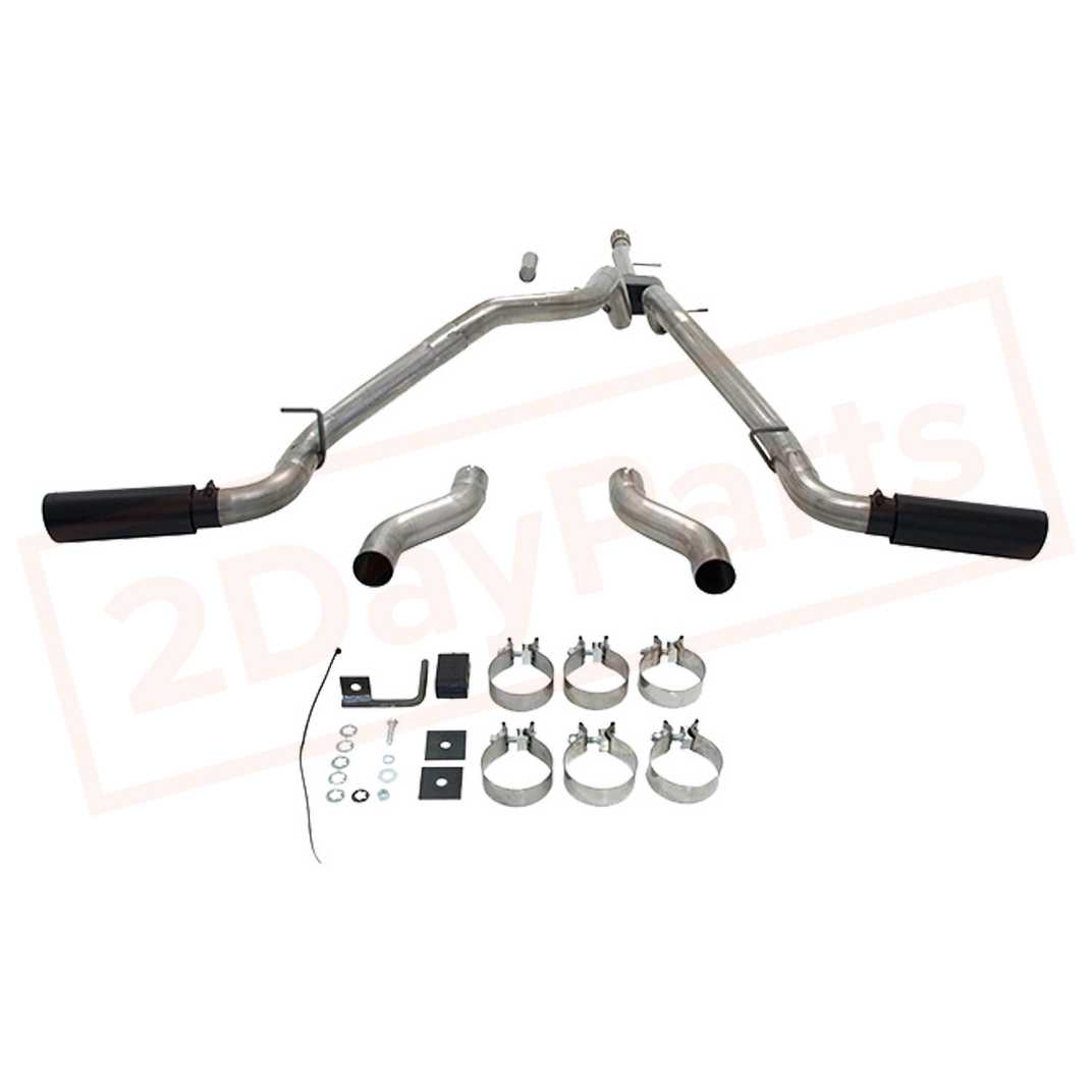 Image 1 FlowMaster Exhaust System Kit for 2014-2018 GMC Sierra 1500 part in Exhaust Systems category