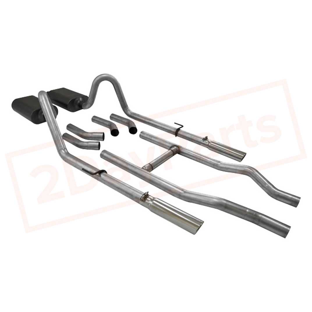 Image 1 FlowMaster Exhaust System Kit for Chevrolet Two-Ten Series 1955-1957 part in Exhaust Systems category
