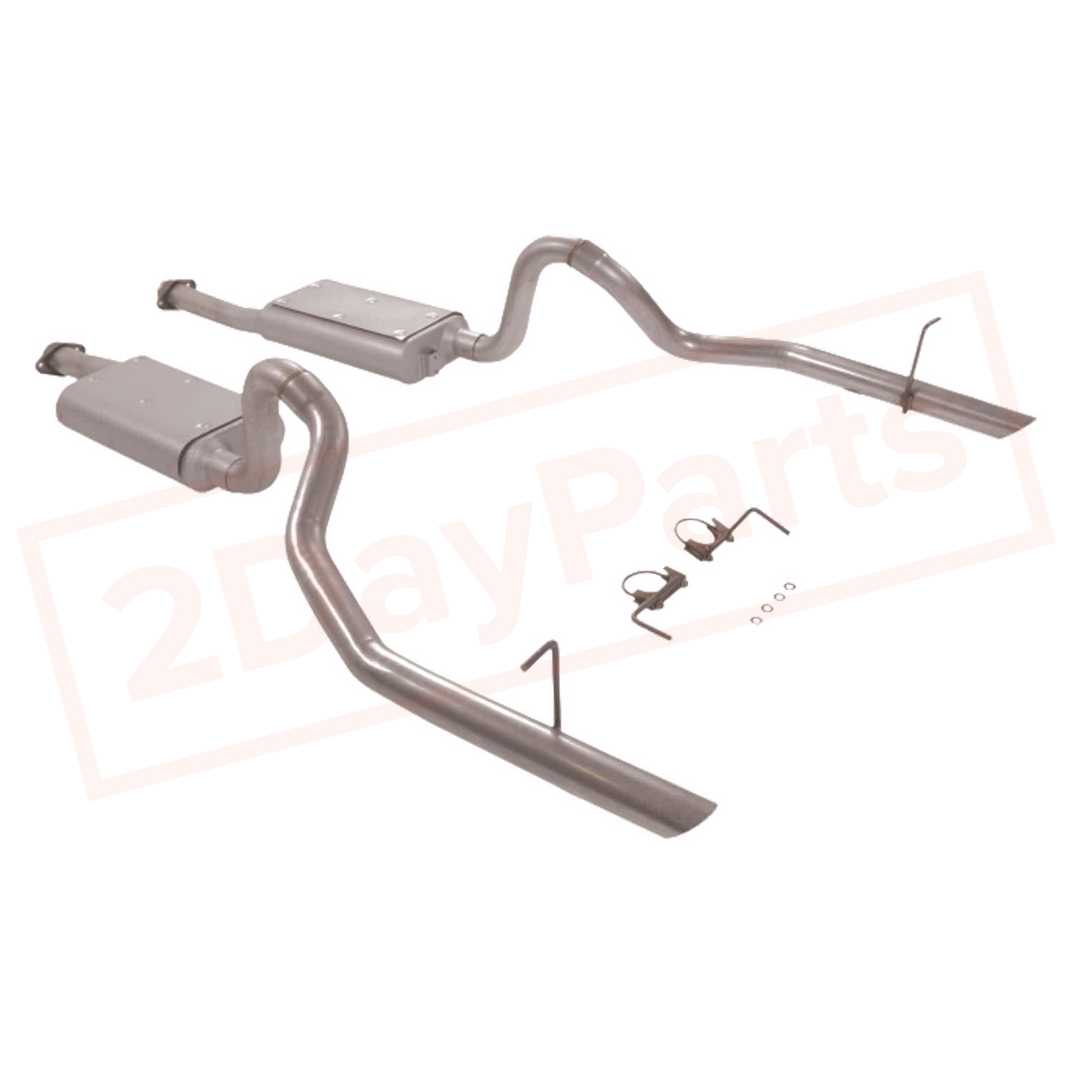 Image 1 FlowMaster Exhaust System Kit for Ford Mustang 1994-97 part in Exhaust Systems category