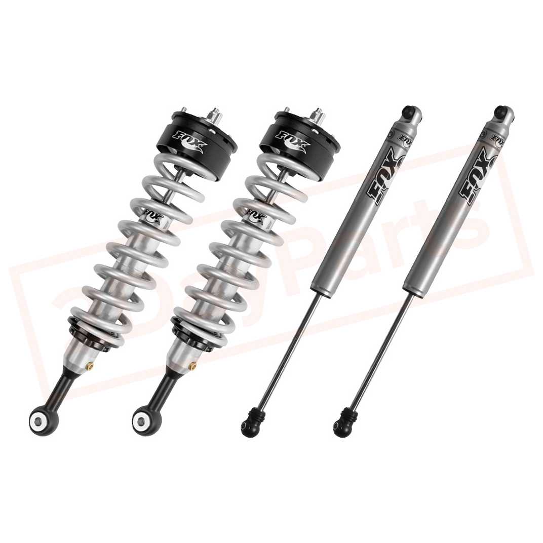 Image Kit 4 Fox Shocks Front 0-2" & Rear 0-1" Lift for GMC Sierra 1500 2007-2017 part in Shocks & Struts category