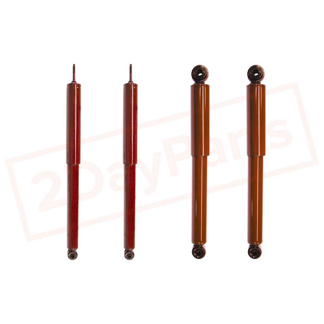 Image Gabriel Guardian Front Rear Shocks for Jeep Wrangler YJ(MfrBodyCode) 87-95 part in Shocks & Struts category