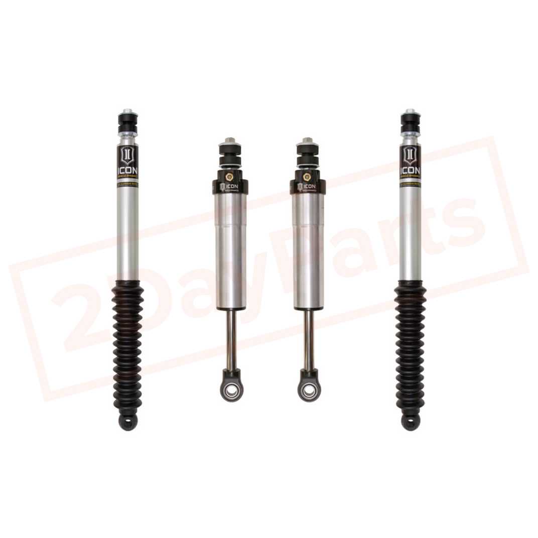 Image ICON 0-2" Performance Shock System Stage 1 for Toyota Land Cruiser 1998-2007 part in Shocks & Struts category