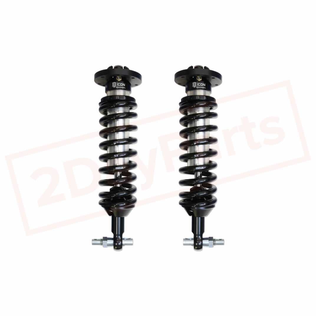 Image ICON 1-3"Extended Travel Front Coilover Shock Kit for Chevy Silverado 1500 07-13 part in Shocks & Struts category