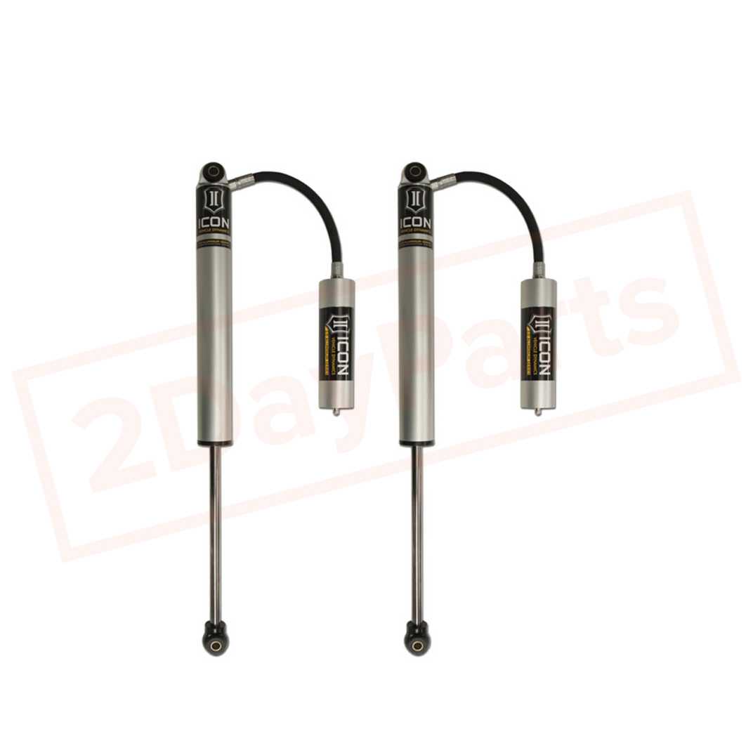 Image ICON 2.0 Reservoir Shocks Rear 0-1" for Chevrolet Silverado 2500 HD 01-19 4WD part in Shocks & Struts category