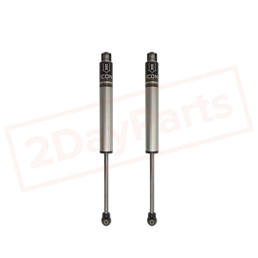 Image ICON 2.0 Reservoir Shocks Rear 0-2" Lift for Chevrolet Silverado 1500 07-19 4WD part in Shocks & Struts category