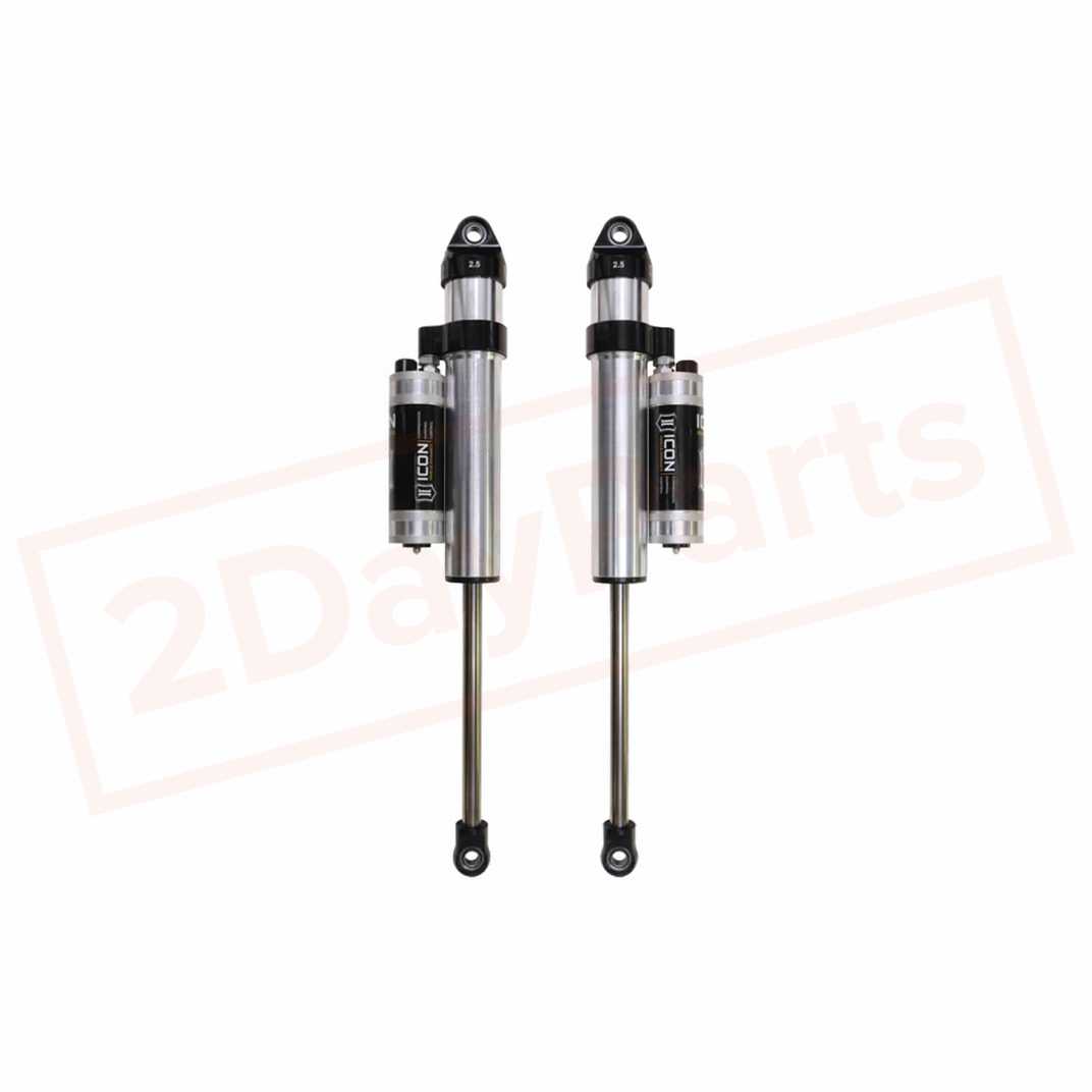 Image 1 ICON 2.5 Series PBR Rear Shocks w/CDCV (0-1" Lift) for Ford F-150 2009-2023 part in Shocks & Struts category