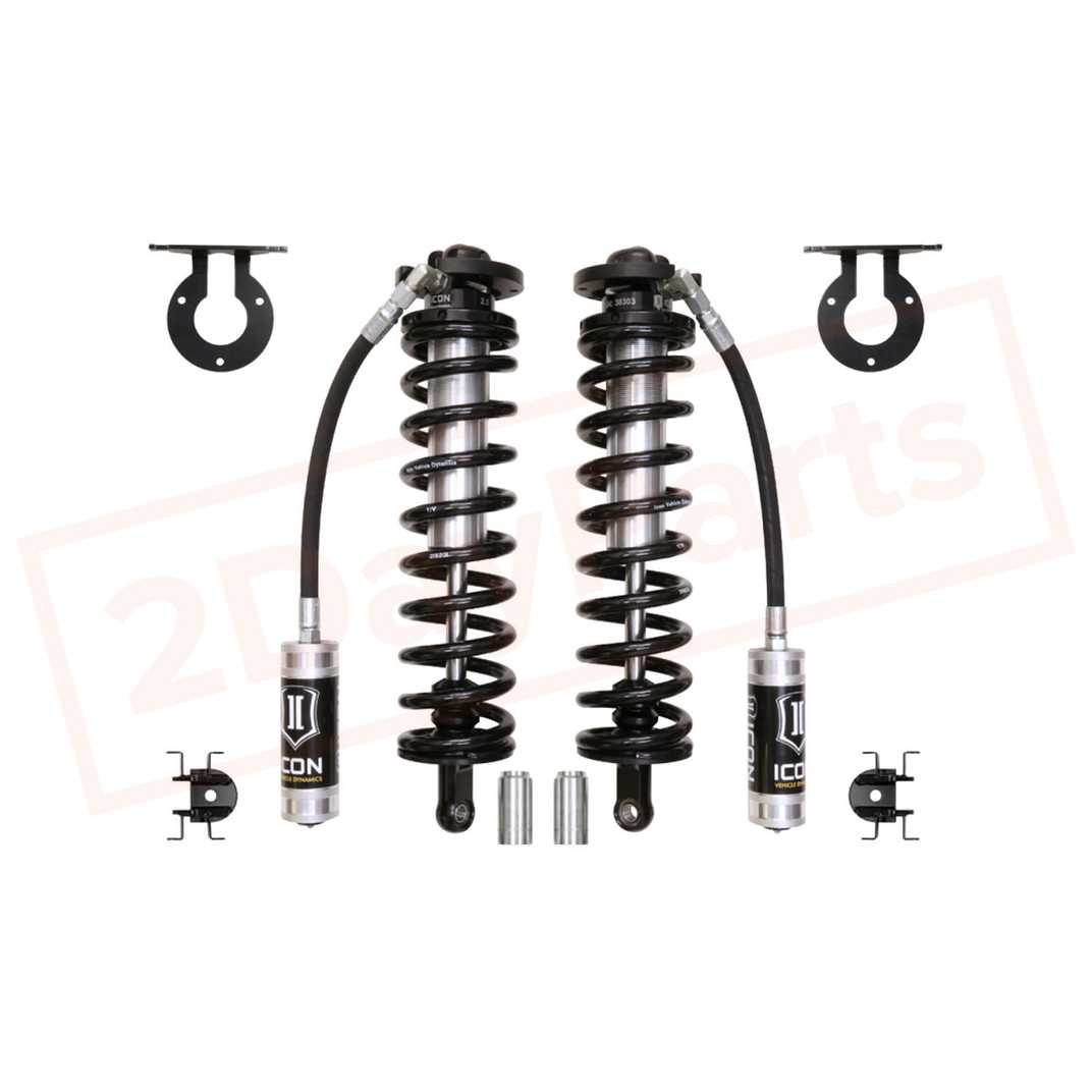 Image 1 ICON 4-5.5" Lift Bolt-In Coilover Conversion Kit for Ford F-250 4WD 2005-2016 part in Coilovers category