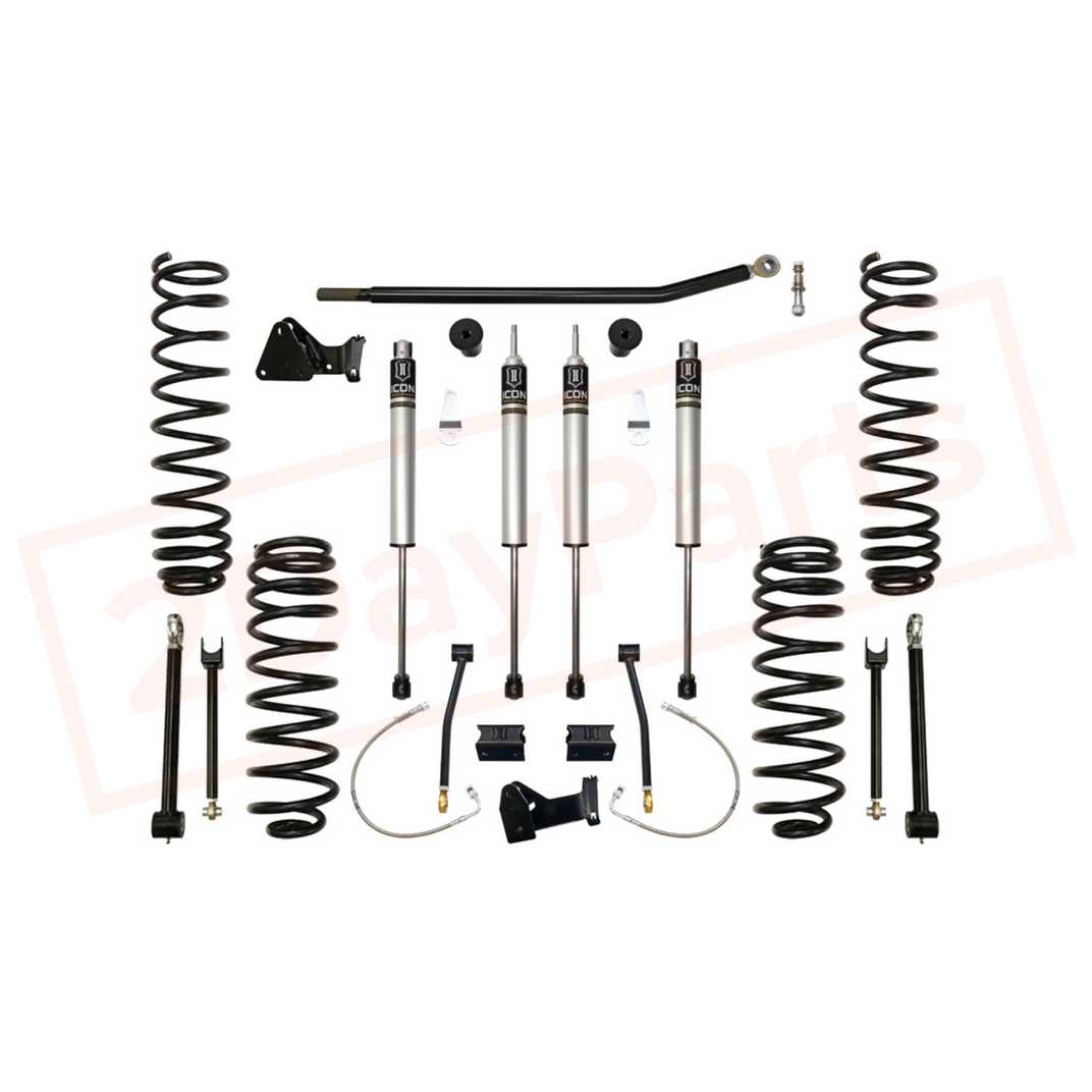 Image ICON 4.5" Suspension System - Stage 1 for Jeep Wrangler 2007-2014 part in Lift Kits & Parts category