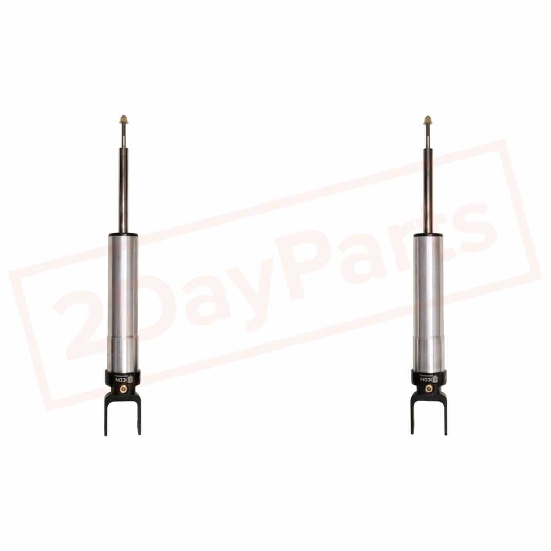 Image 1 ICON Kit of 2 2.5 Reservoir Shocks Rear 0-1" for 10-19 Jeep Grand Cherokee 4WD part in Shocks & Struts category