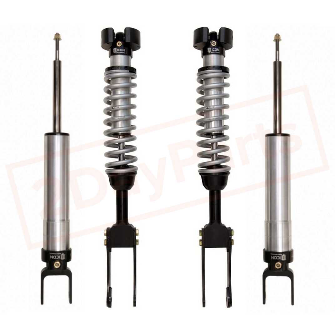 Image ICON Kit of 4 2.5 Coilovers+IR Shocks 0-2'' Lift for 10-15 Jeep Grand Cherokee 2WD part in Lift Kits & Parts category